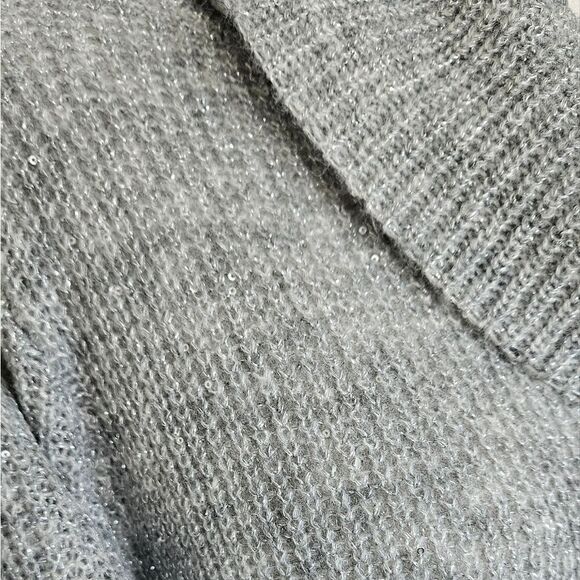 Nwt sequin knot cowl neck/turtleneck sweater - Picture 5 of 7